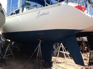 Finished anti-fouling paint